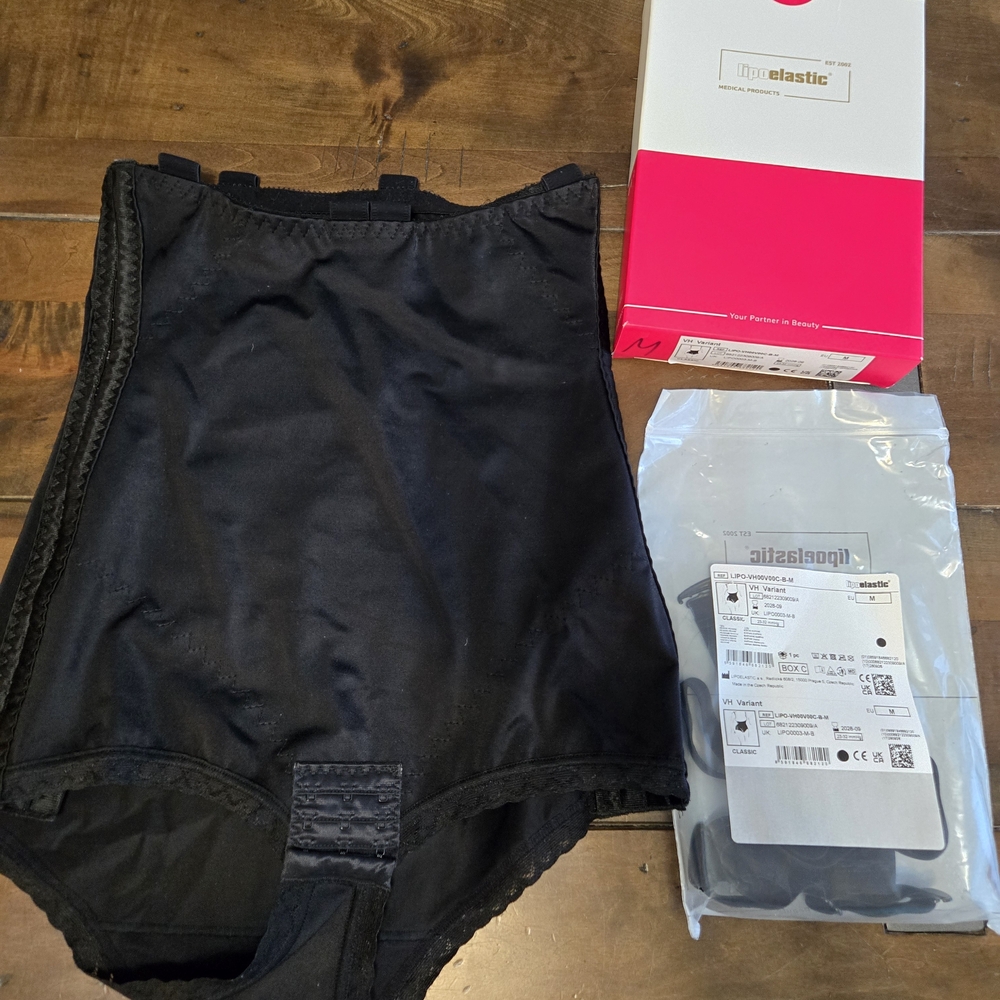 Lipoelastic Black VH Compression Girdle